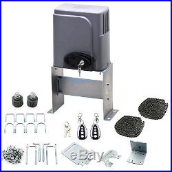 1400lbs Automatic Sliding Gate Opener Door Hardware Kit Security System