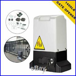 1400lbs Automatic Sliding Gate Opener Hardware Driveway Gate Door Operator TO