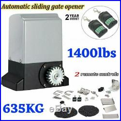 1400lbs Automatic Sliding Gate Opener Hardware Driveway Gate Door Operator WD