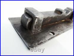 18th Ct Large Architectural Iron Door Latch Slide Bolt Lock Shutter Rustic Look