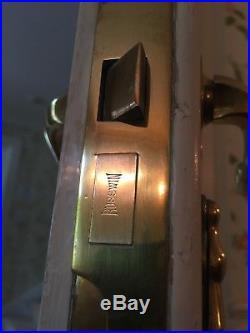 1928 Brass French Door Hardware Russwin Door Slide Bolts / Handles Cremone Bolts