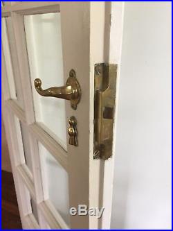 1928 Brass French Door Hardware Russwin Door Slide Locks / Handles Cremone Bolts