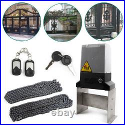 3300lbs Electric Automatic Sliding Gate Opener Door Hardware Automatic Motor Kit