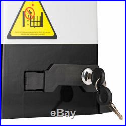 370W Electric Sliding Gate Opener Sliding Door Hardware Security Motor Kit Chain
