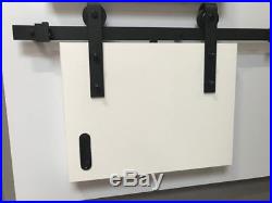 3/4/5/5.5/6/7/8/9 FT Mini Small Sliding Barn Door Hardware Kit Cabinets TV Stand