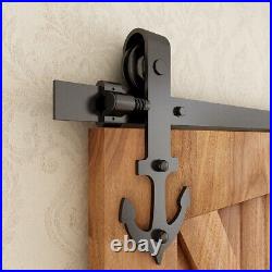 420FT Sliding Barn Door Hardware Kit for Single/Double/Bypass Big/Mini Anchor