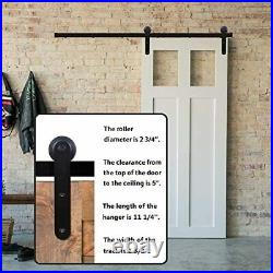 4-20FT Sliding Barn Door Hardware Kit for Single/Double/Bypass Door Heavy Duty
