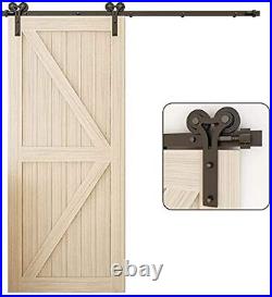 4-20FT Sliding Barn Door Hardware Track Kit Modern Closet For Single/Double Door