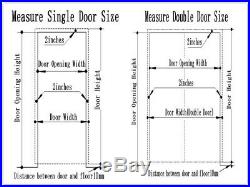 4-20FT Sliding Barn Door Rails Bypass Double Door Hardware Kit for Interior Door