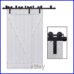 4-20FT Y Sliding Barn Door Hardware Closet Track Kit, Single/Double/Bypass Doors