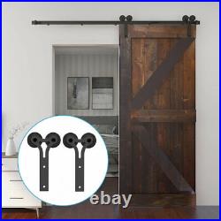 4-20FT Y Sliding Barn Door Hardware Track Kit for Single/Double/Bypass 2/4 Doors