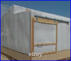 (4) Stanley N174-268 5220 2 pack Zinc Box Rail Barn Door Trolley Hangers Rollers