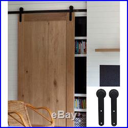 5-16FT Single Sliding Barn Door Hardware Kit i Style Straight Indoor Outdoor new