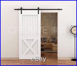 5/8/10ft strip black classic sliding barn door hardware sliding wood door hanger