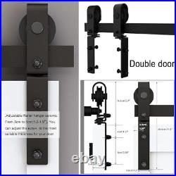 60 Bifolding Sliding Barn Door Hardware Track Kitsmoothly&quietlyside Mounted B