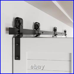 60 Bifolding Sliding Barn Door Hardware Track Kitsmoothly&quietlyside Mounted B