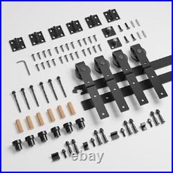 60 Bifolding Sliding Barn Door Hardware Track Kitsmoothly&quietlyside Mounted B