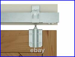 6FT Raw Material Galvanized Box Track Sliding Barn Door Hardware for Exterior Ba