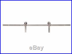 6FT Stainless Steel American Country Barn Wood Sliding Door Hardware Set Antique