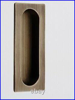 85PC Baldwin Flush Pocket Door Pull matte brass black 9br7013-006