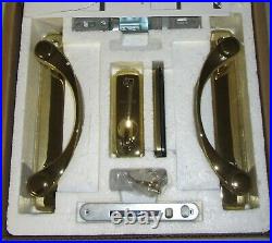 Andersen Newbury 2-Panel Gliding Door Hardware Set Bright Brass # 2565684