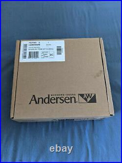 Andersen Sliding Patio Door Hardware Set Newbury Style in Satin Nickel Finish