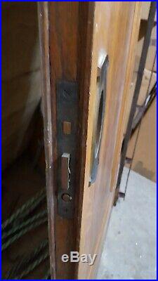 Antique Shaker style White Oak Pocket Doors Sliding Doors with Hardware