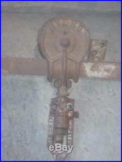 Antique sliding door hardware meyers rollers 1907