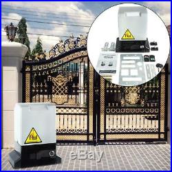 Automatic Sliding Gate Opener Door Operator Rolling Hardware Driveway NO Chain
