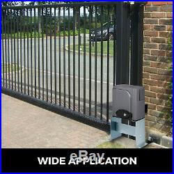 Automatic Sliding Slide Gate Opener Hardware Driveway 1400lbs Door Operator Kit