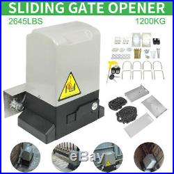 Automatic Sliding Slide Gate Opener Hardware Driveway 2645LBS Door Operator Kit