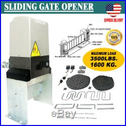 Automatic Sliding Slide Gate Opener Hardware Driveway 3500LBS Door Operator Kit