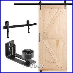 Barn Door and Hardware Kit, 36 x 84 Wood Sliding Barn Door