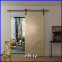 Barn Style Knotty Pine Natural Sliding Doors 36x84 with Hardware 6.6ft