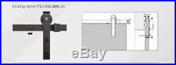 Barn Style Pine Chalkboard Magnet Sliding Door 36x84 and Hardware 6.6ft T3