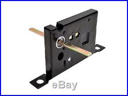 Black Zinc Alloy Invisible Barn Wood Sliding Door Gate Cup Handle Lock Hardware