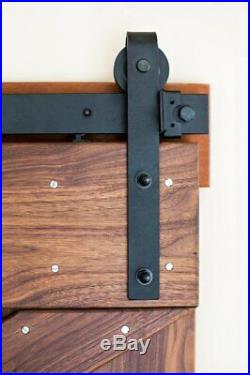 Classic Flat Track Barn Door Sliding Hardware Kit for 36 wide door