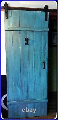 Custom Solid Wood Sliding Barn Door with Hardware