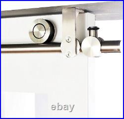 DIYHD Concentric Circle Roller Stainless Steel Ceiling Bracket Sliding Hardware