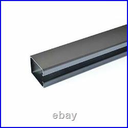 DIYHD M0083-5ft Box Rail Hardware Heavy Duty Steel Sliding Barn Door Track, 5FT