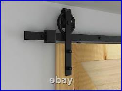 Designer Collection Rolling Barn Door Hardware Kits for 32, 36 or 48 Openings