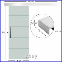 Door Sliding Suitable Tempered Glass Hardware Track Net Weight Capacity Kit Item