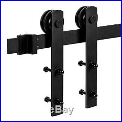 EaseLife 10 FT Heavy Duty Sliding Barn Door Hardware for Wide Opening and Two