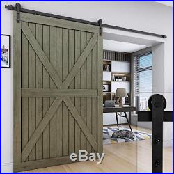 EaseLife 10 FT Heavy Duty Sliding Barn Door Hardware for Wide Opening and Two