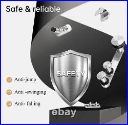 EaseLife 8 FT Stainless Steel Sliding Barn Door Hardware Track Kit, Heavy Duty, An
