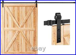 Easelife 10 FT Heavy Duty Sliding Barn Door Hardware Track Kit, Basic J Pulley, Sl