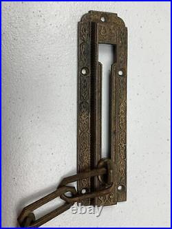 Eastlake-front Door-sliding Chain Lock-interior-victorian-antique Bronze