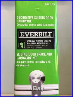 Everbilt Stainless Steel Decorative Sliding Door Hardware Building Materials Kit