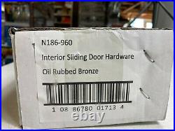 Interior Barn/Sliding Door Hardware. Oil Rubbed Bronze. For Single 36 inch Door
