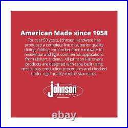 Johnson Hardware 100PD Commercial Grade Pocket/Sliding Door Hardware (48)